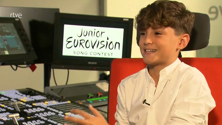 Carlos Higes defends Spain at Junior Eurovision 2022