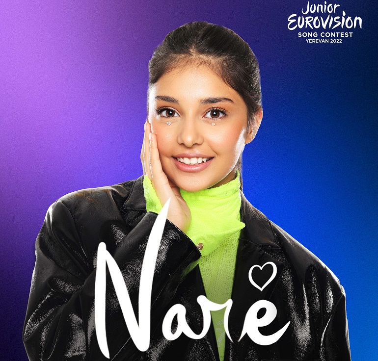  Nare Ghazaryan to represent Armenia at home in the Junior Eurovision 2022
