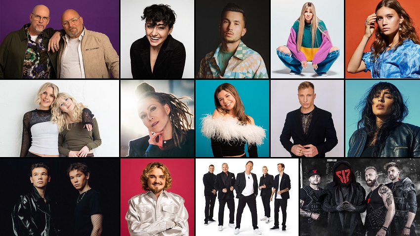 All contestants of the Melodifestivalen 2023 were revealed