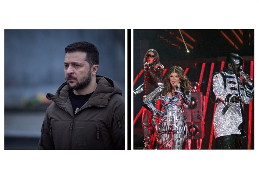 Volodymyr Zelensky and Black Eyed Peas are guests of Sanremo Festival 2023